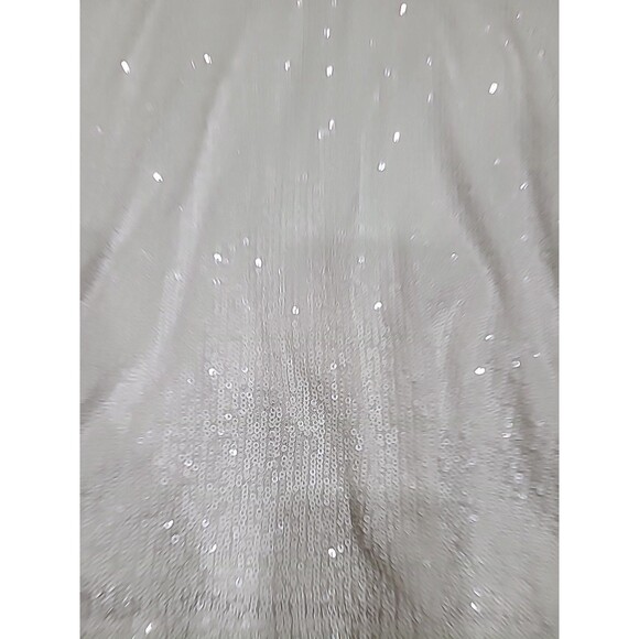 ELOQUII white Sequins Long sleeve dress Party - Picture 3 of 12